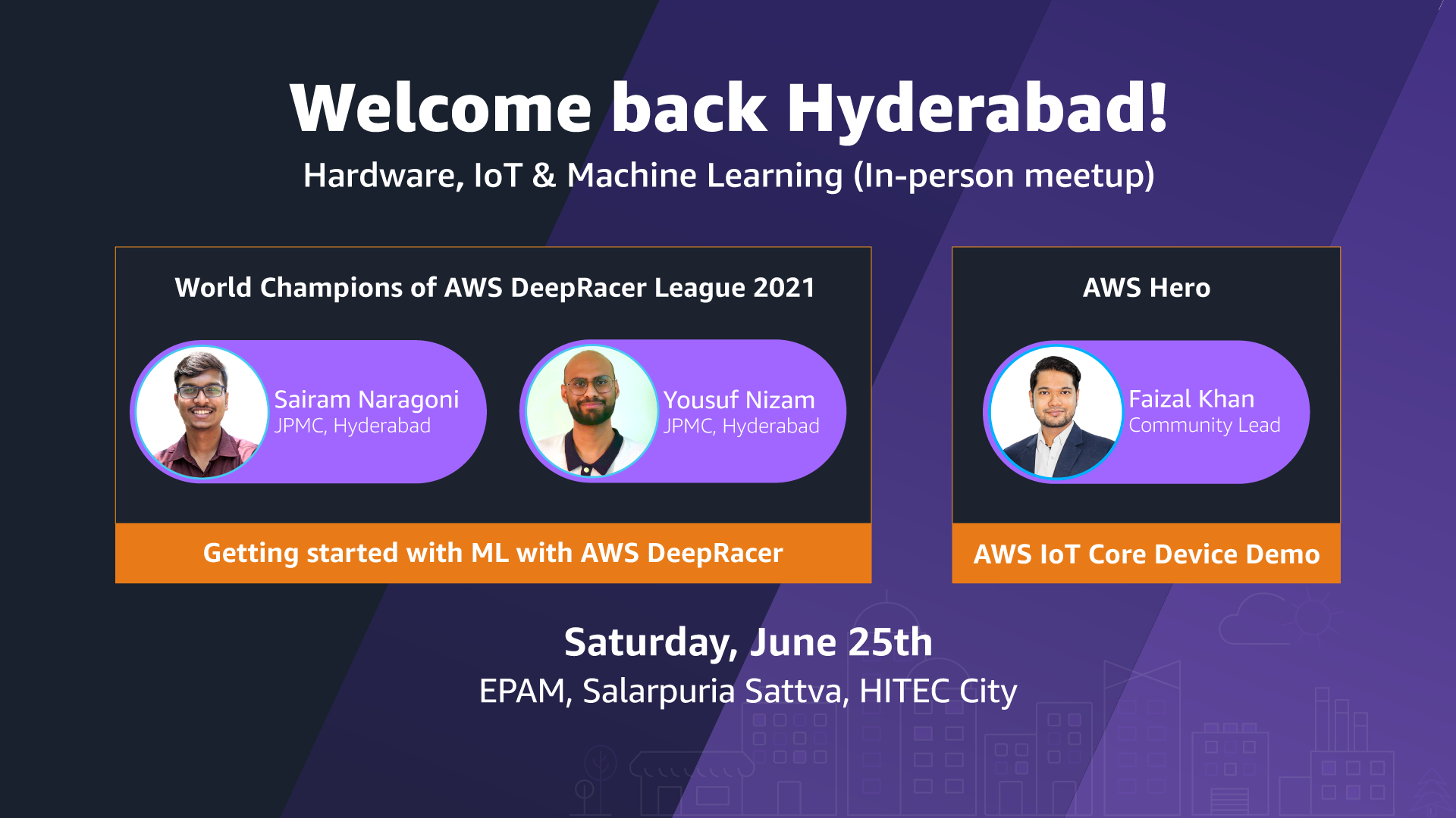 In-Person Meetup – IOT & Machine Learning